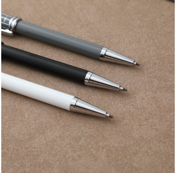Grid Chrome Metal Ballpoint view 2